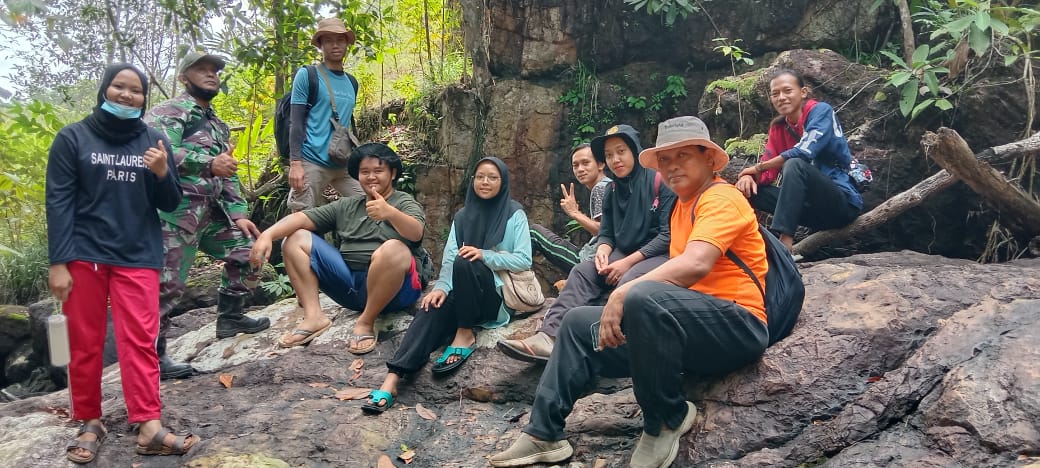KKN UBB 2021 Survei Lokasi Air terjun Rembang Bulay